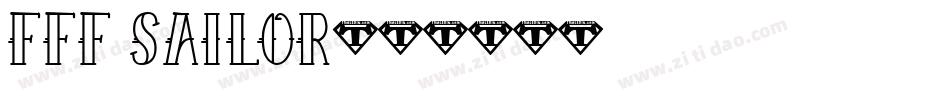 FFF Sailor字体转换